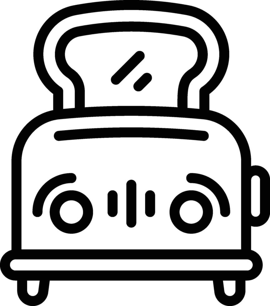 Toaster Icon. Toaster Oven Icon vector
