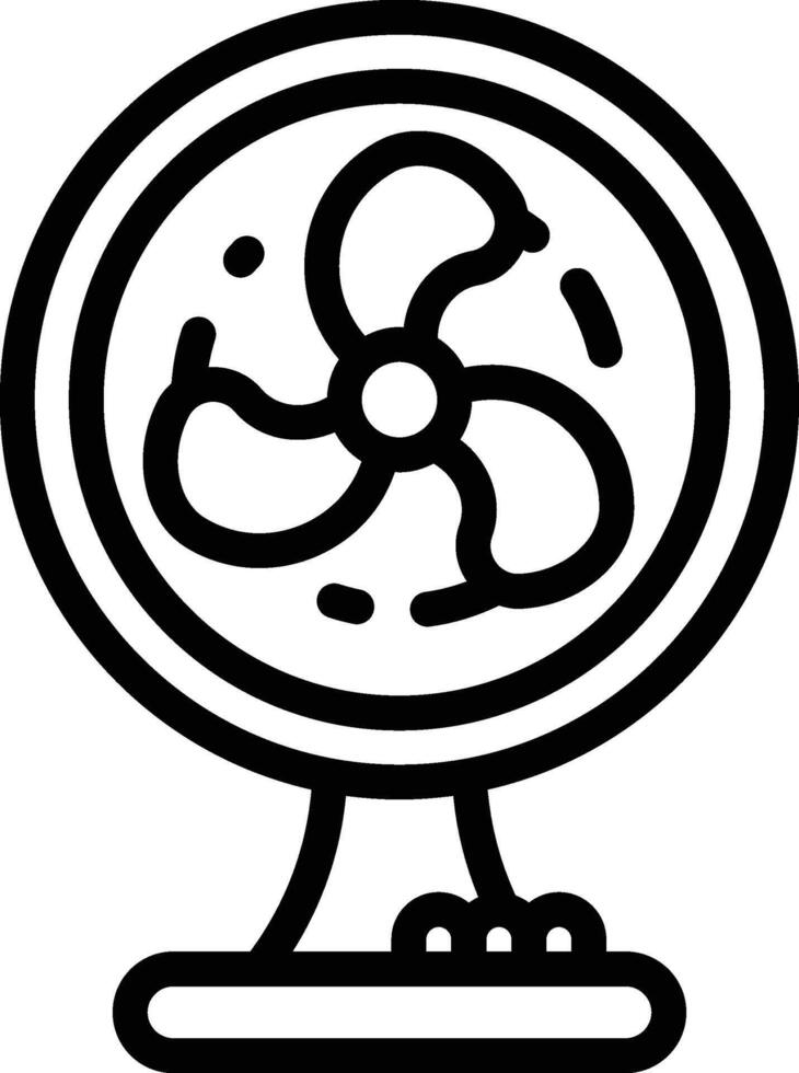 Fan Icon. Table Fan Icon vector