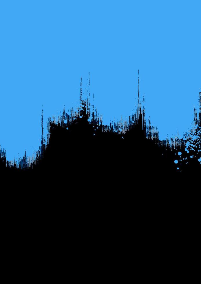 Hand painted grunge background design vector