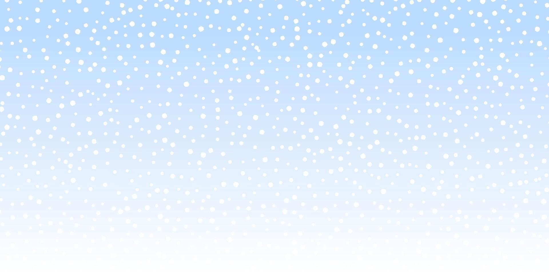 Christmas banner with falling snowflakes design vector
