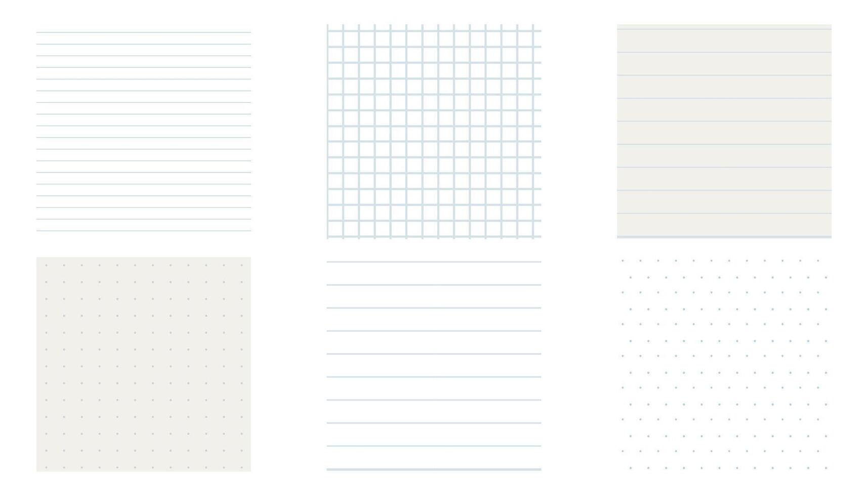 Grid empty background, square, line dot graph paper, school math sheet, grid paper sheet. Memo list, bullet journal list blank, architectural graph vector