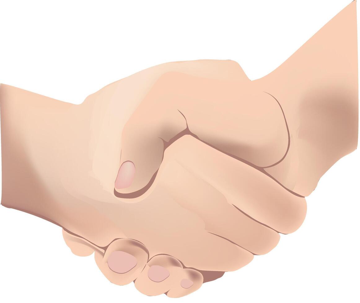Handshake clipart - illustration vector