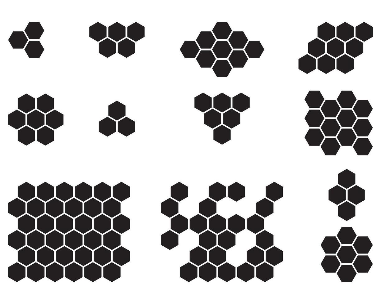 Honeycomb icon. Honeycomb bee natural icons. Yellow honeycomb symbol. Honeycomb Hexagons. illustration vector