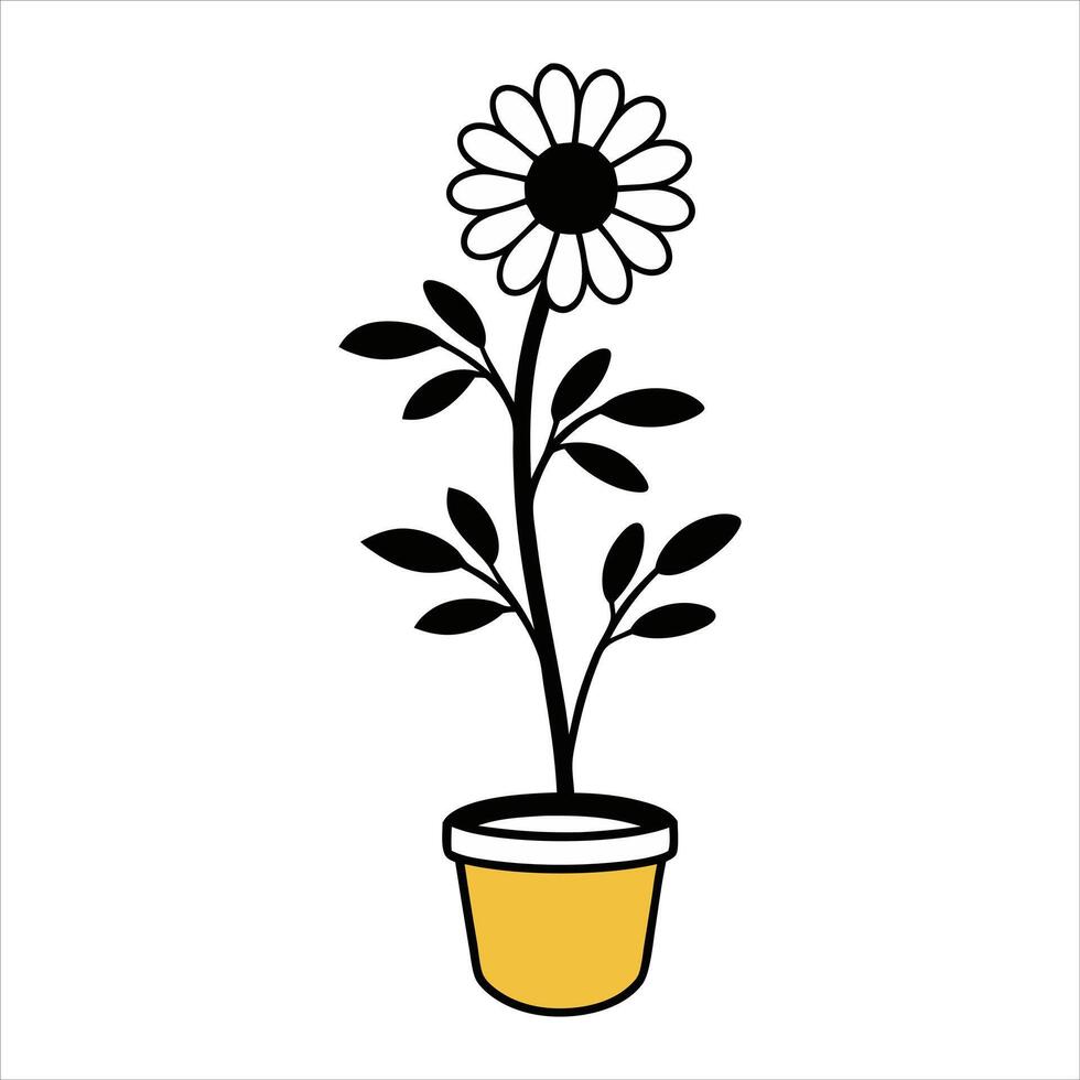 Floral Art for print or use as Tattoo design vector