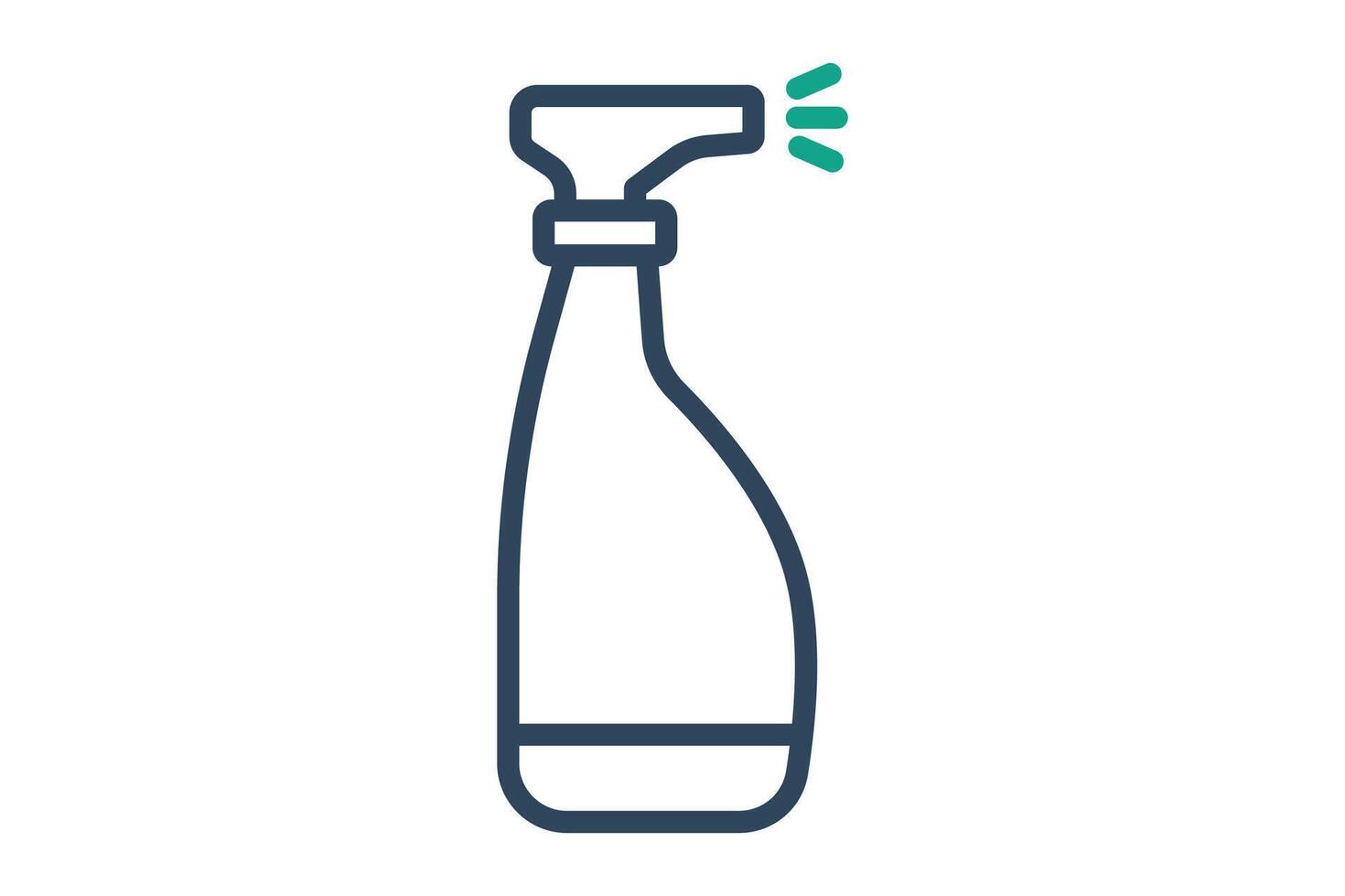 Spray icon. line icon style. icon related to gardening. gardening tools elements illustration vector