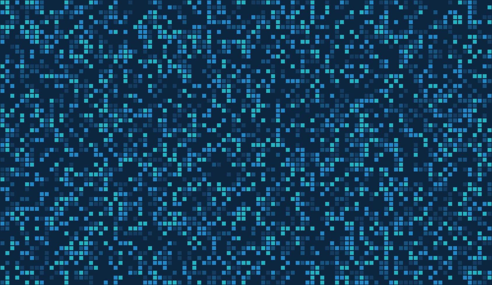 Dark blue color Light Abstract pixels Technology background for computer graphic website internet. Mosaic wallpaper with copy space vector