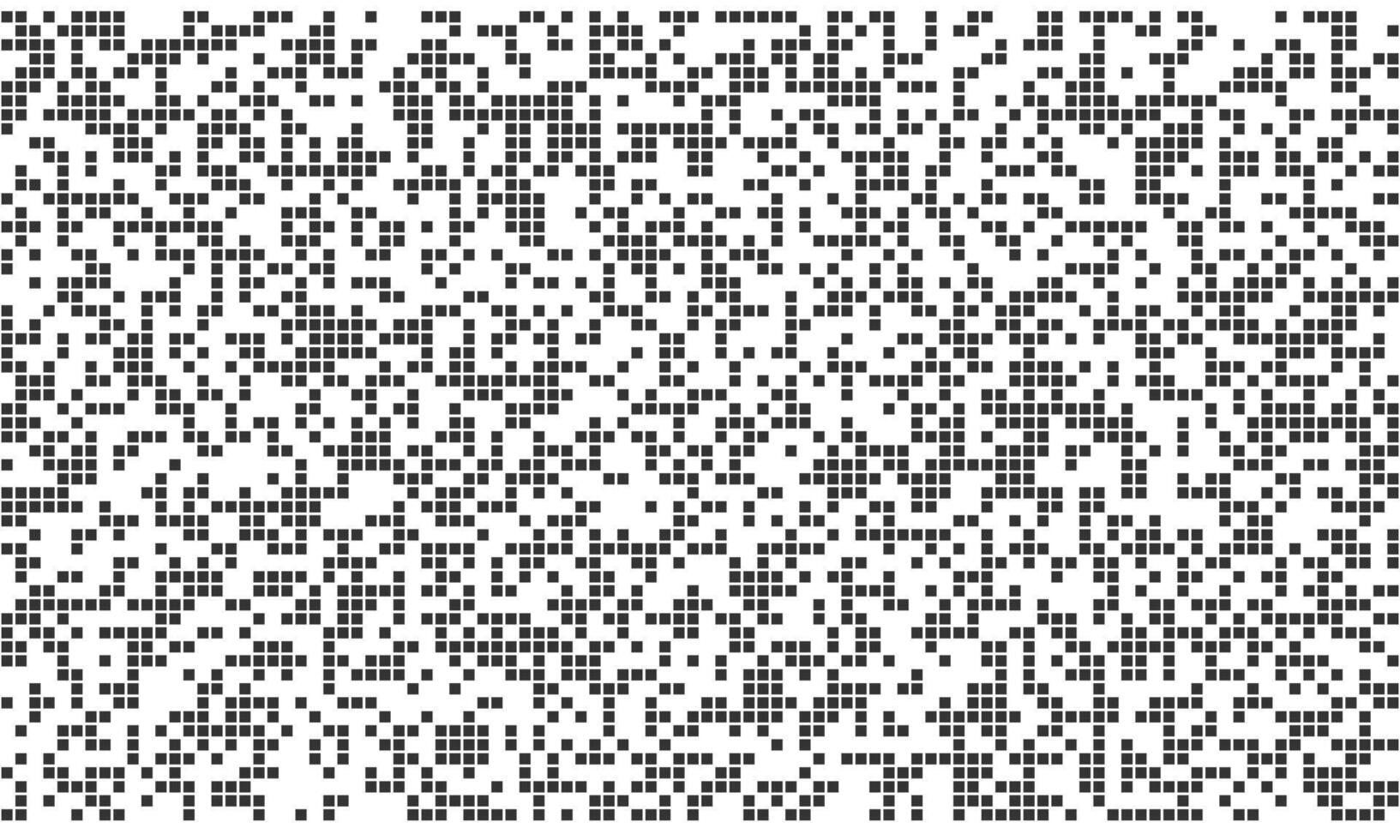 Abstract random squares. Background with black pixel pattern. Mosaic wallpaper. vector