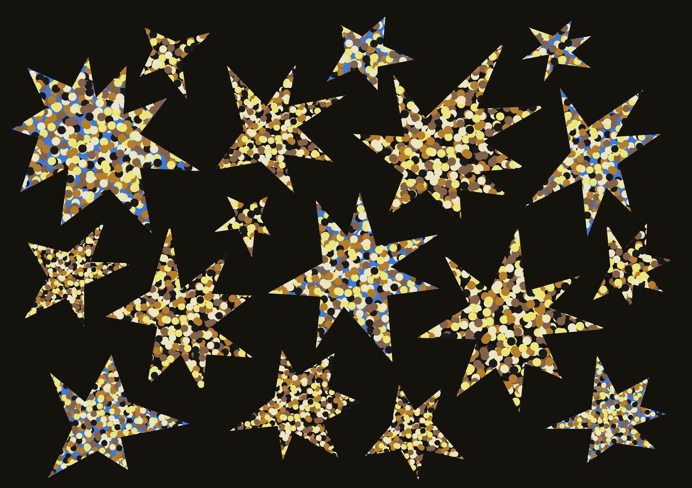 Set of abstract playful glitter shape. Retro spiked circle stickers. Bursting explosion sparkly star. for sale labels vector