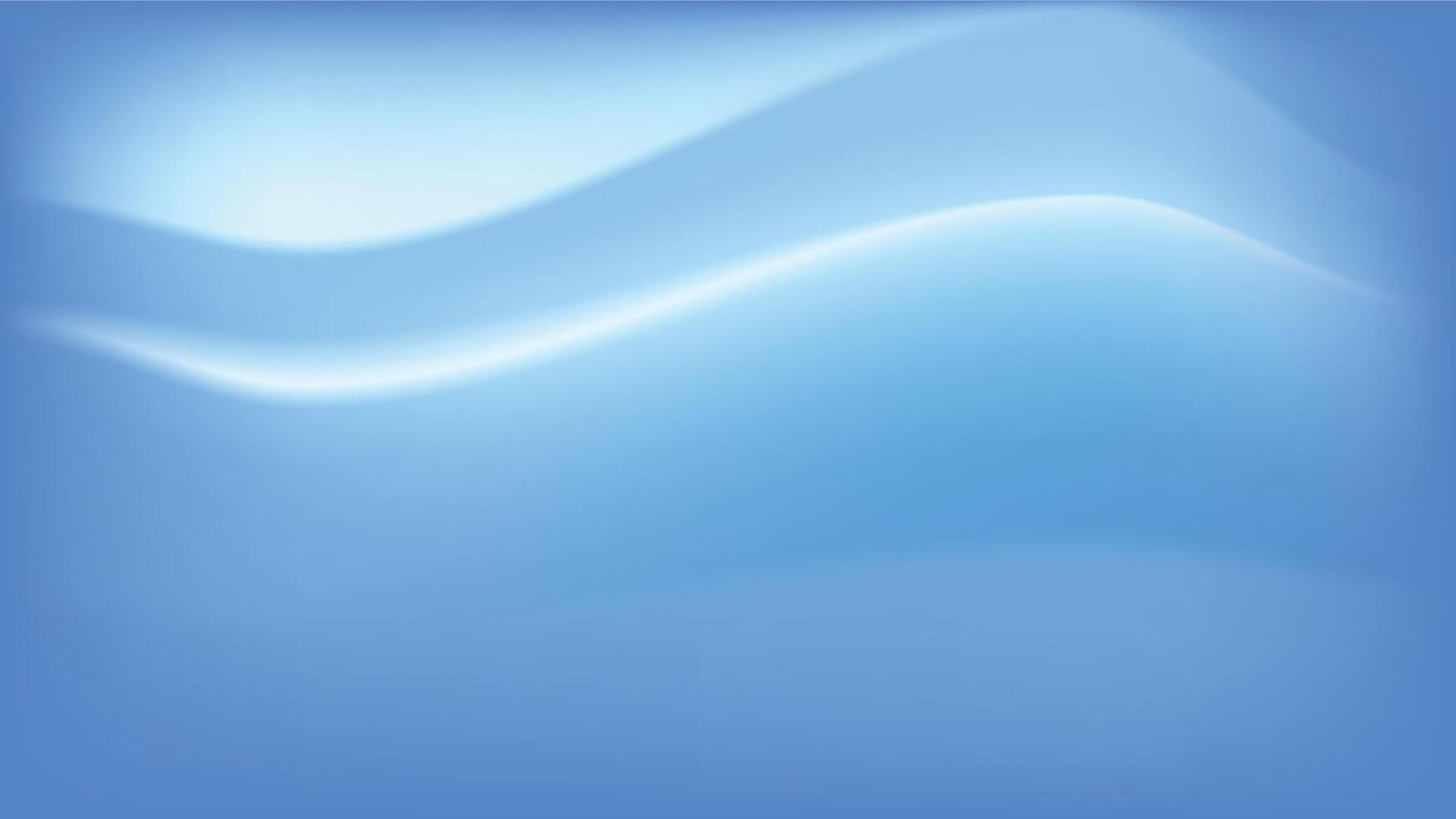 a blue and white gradient abstract Background of water and LightWave vector