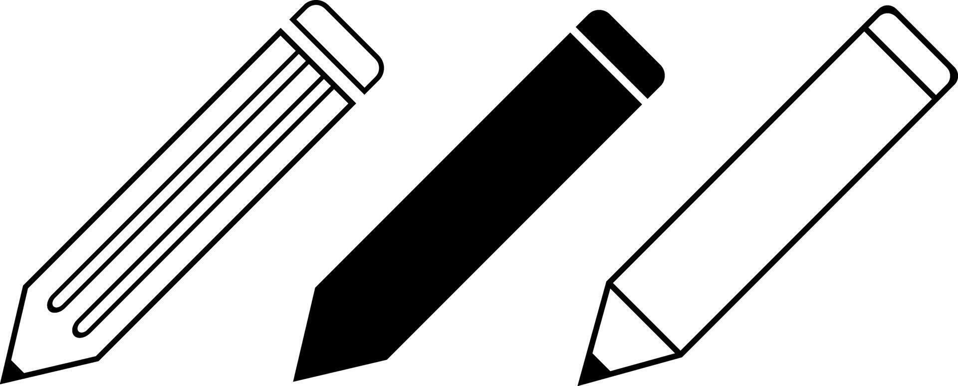 pen icon or edit icon set. sign up icon symbol. Pencil sign. Notepad icon. writing pad sing. vector