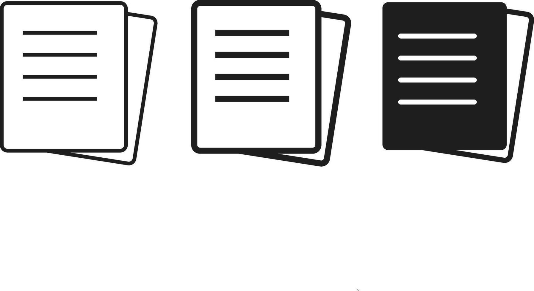 notebook icon . clipboard icon symbol. Document sign vector