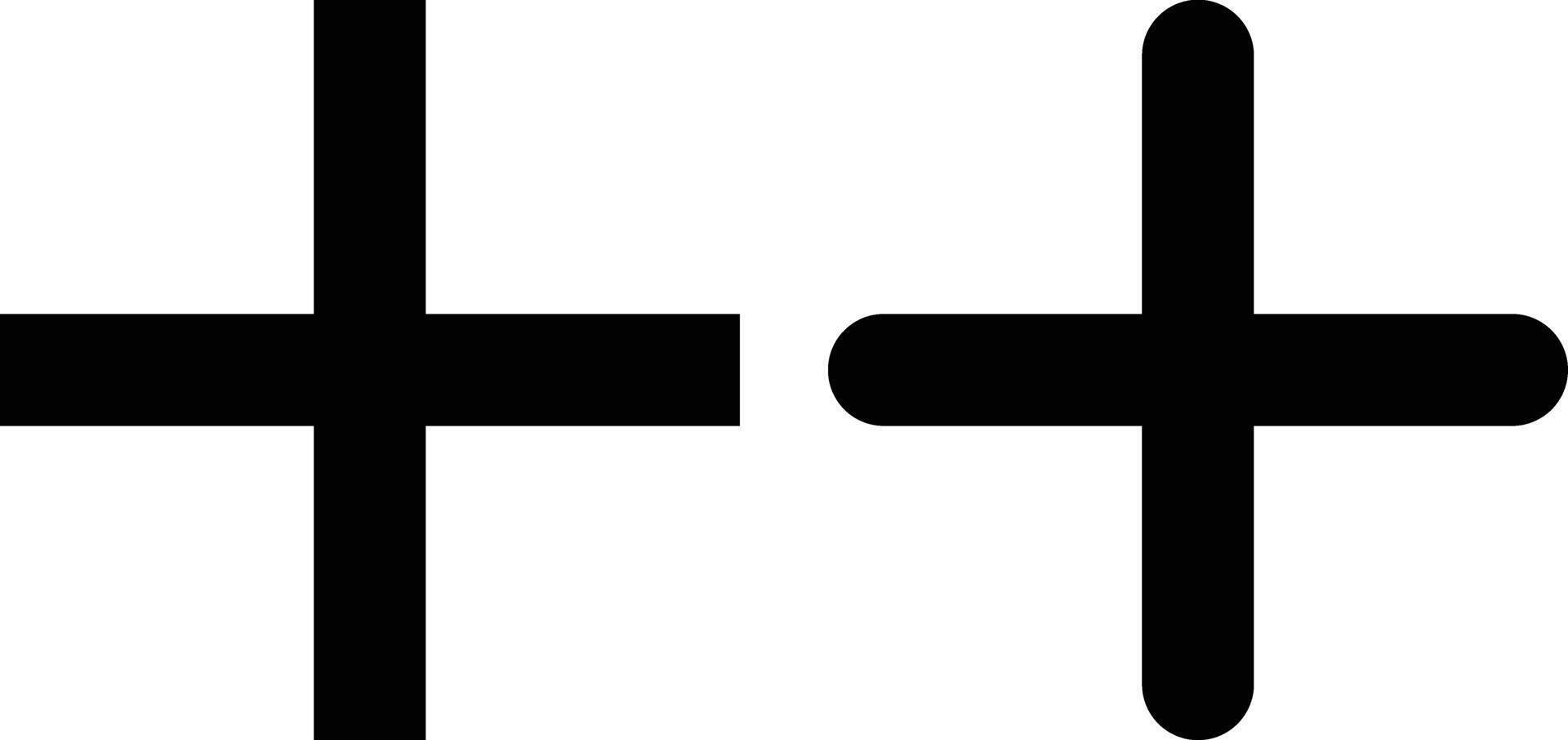 plus icon set. add icon symbol. More sign vector