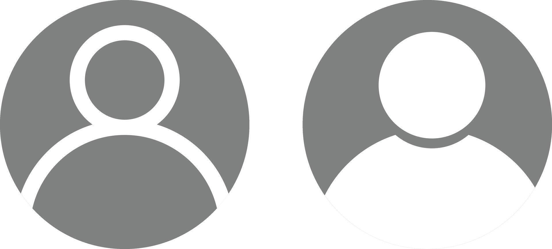 user profile icon set. User Symbol. Editable stroke. profile default avatar sign. portrait icon. vector