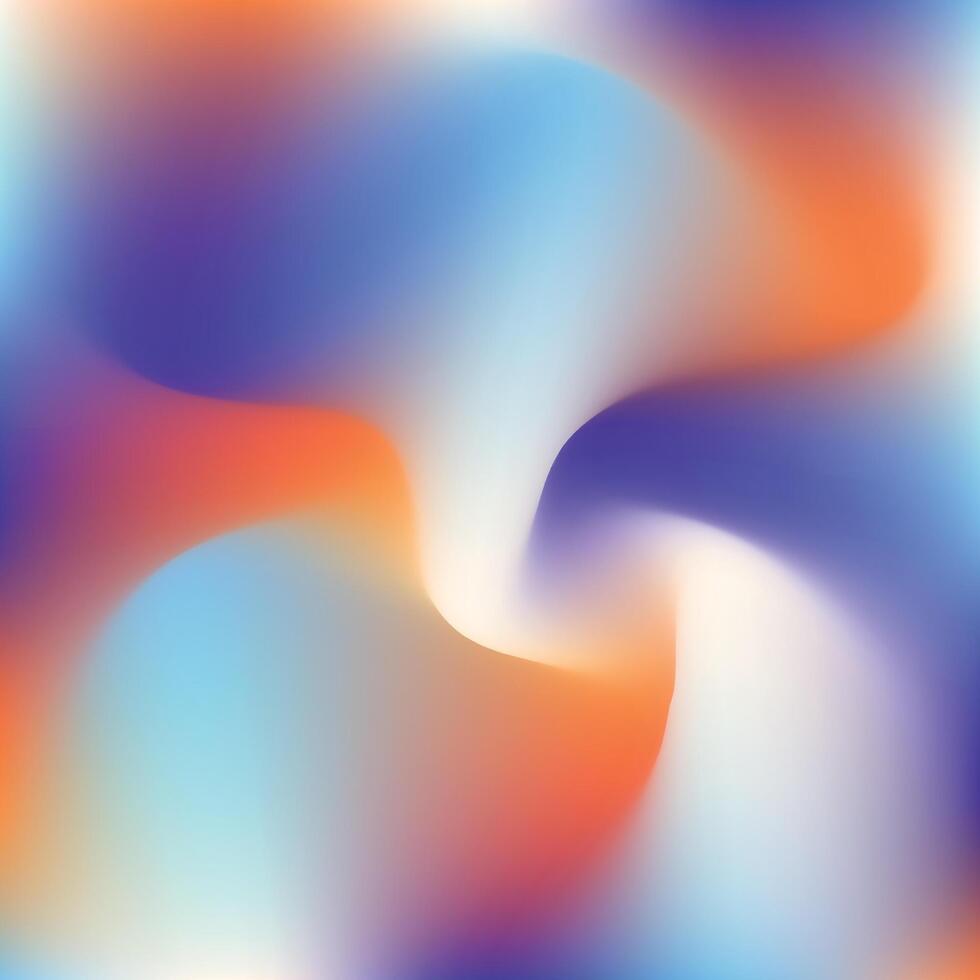A blue, orange and yellow abstract background vector