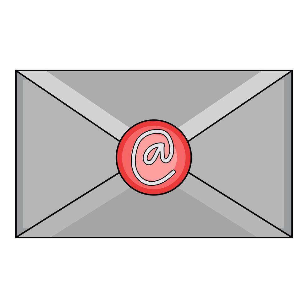 illustration of email address vector