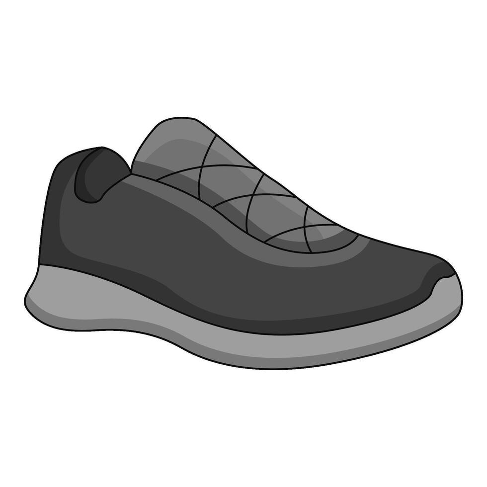 illustration of school shoes vector