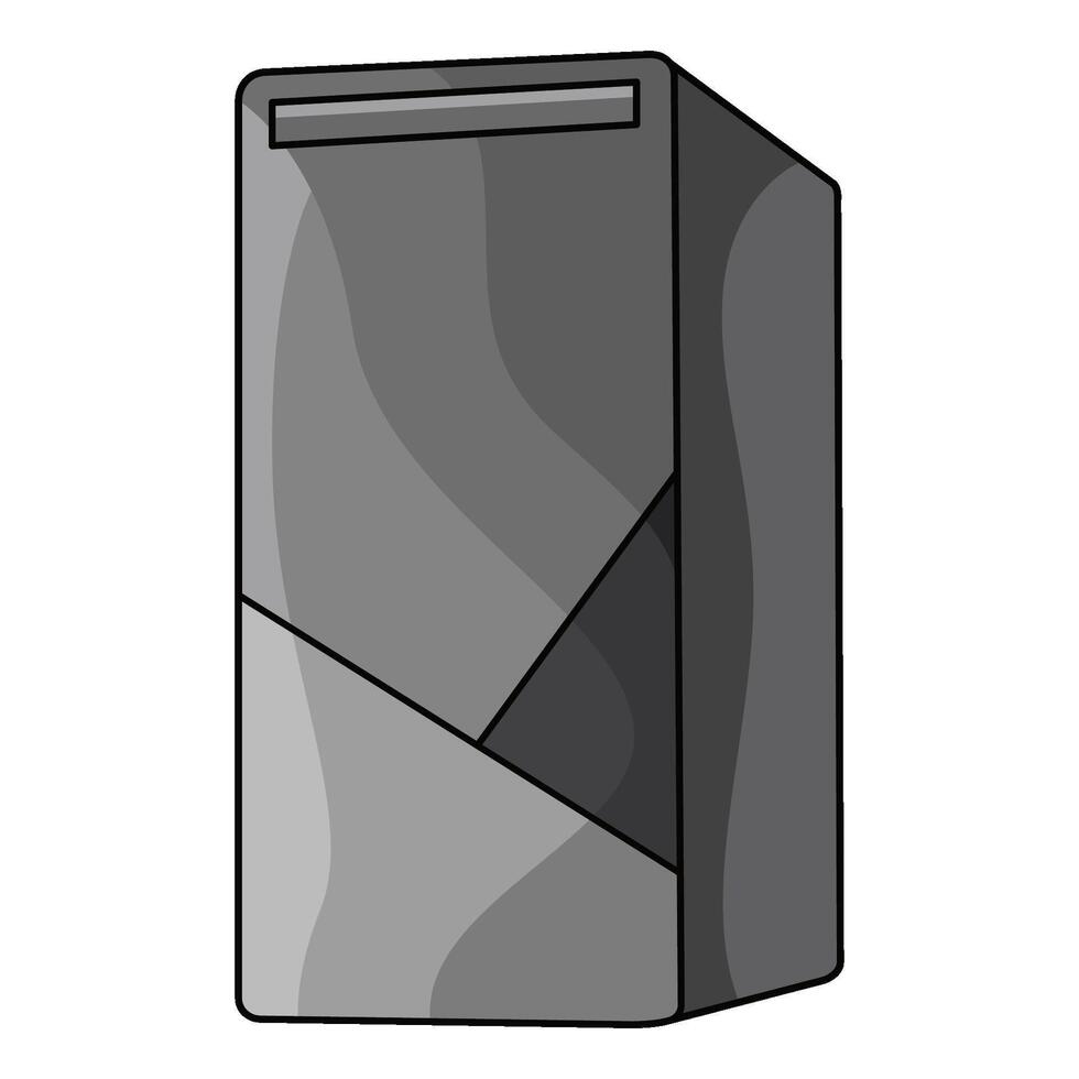 illustration of Desktop Tower vector