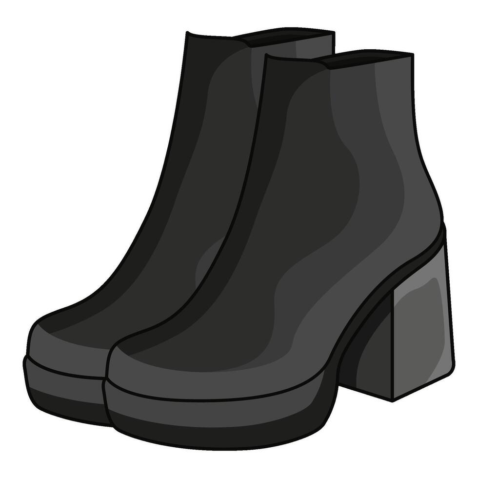 illustration of Boots vector