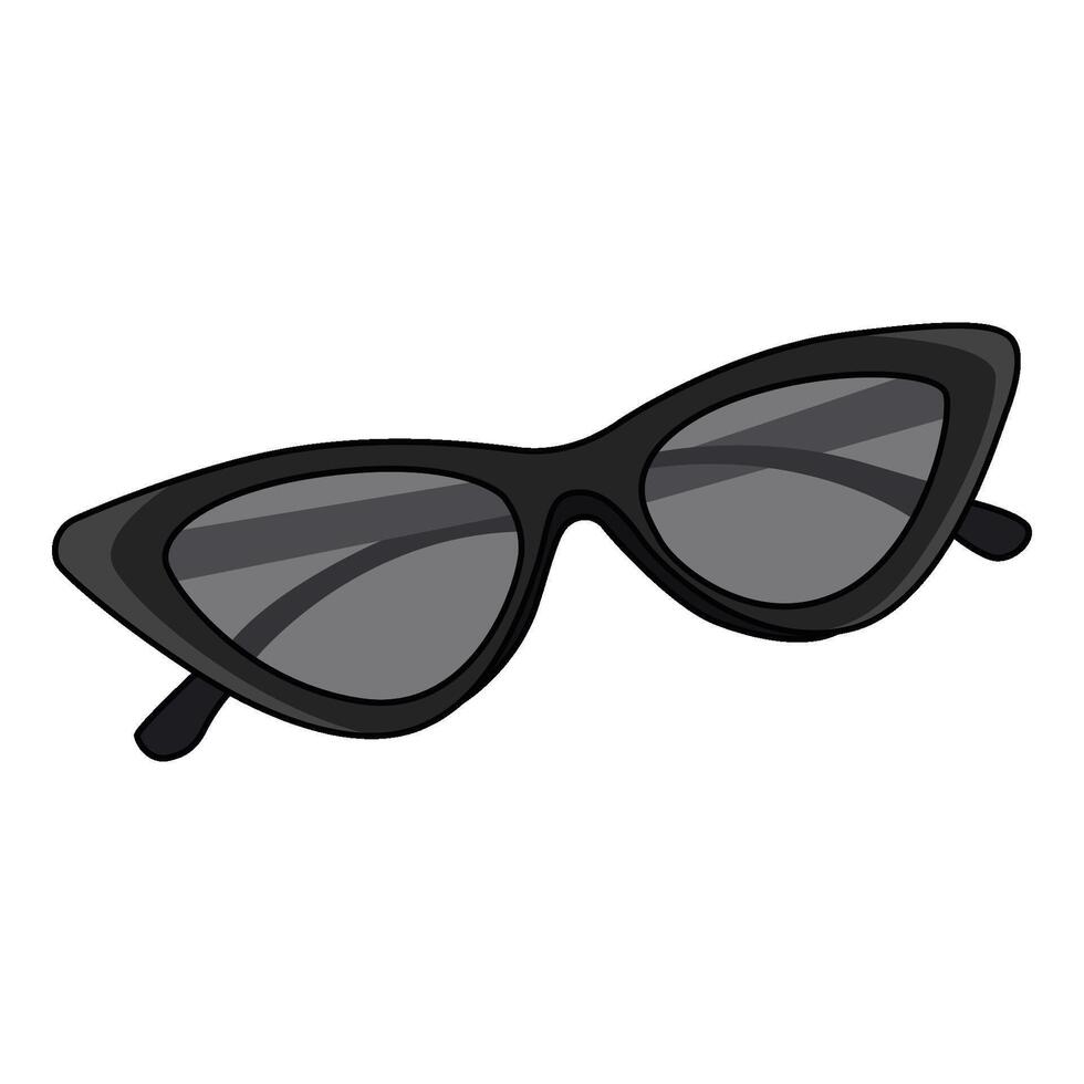 illustration of cat eye sunglasses vector