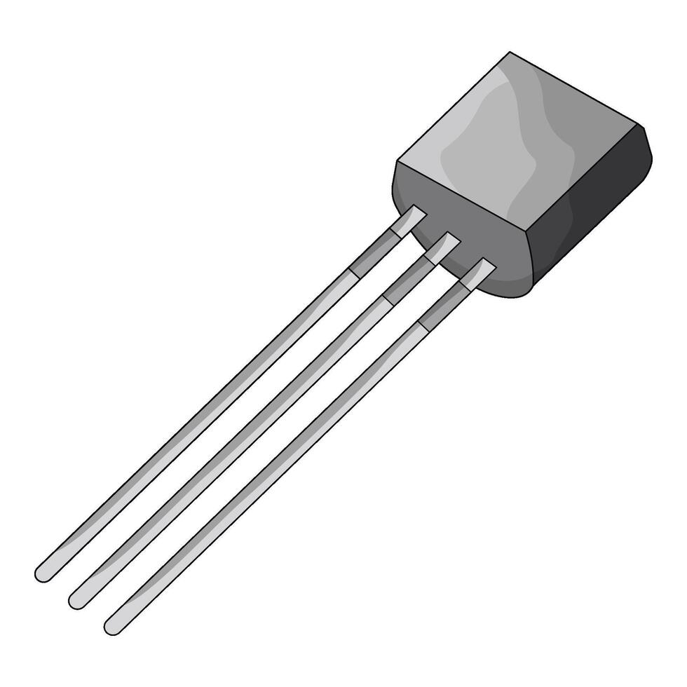 illustration of Transistor vector