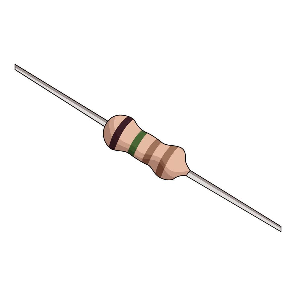 illustration of Resistor vector