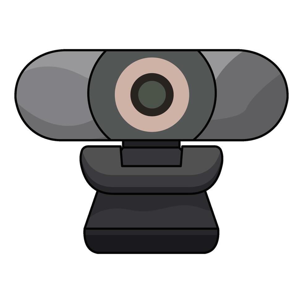 illustration of webcam vector