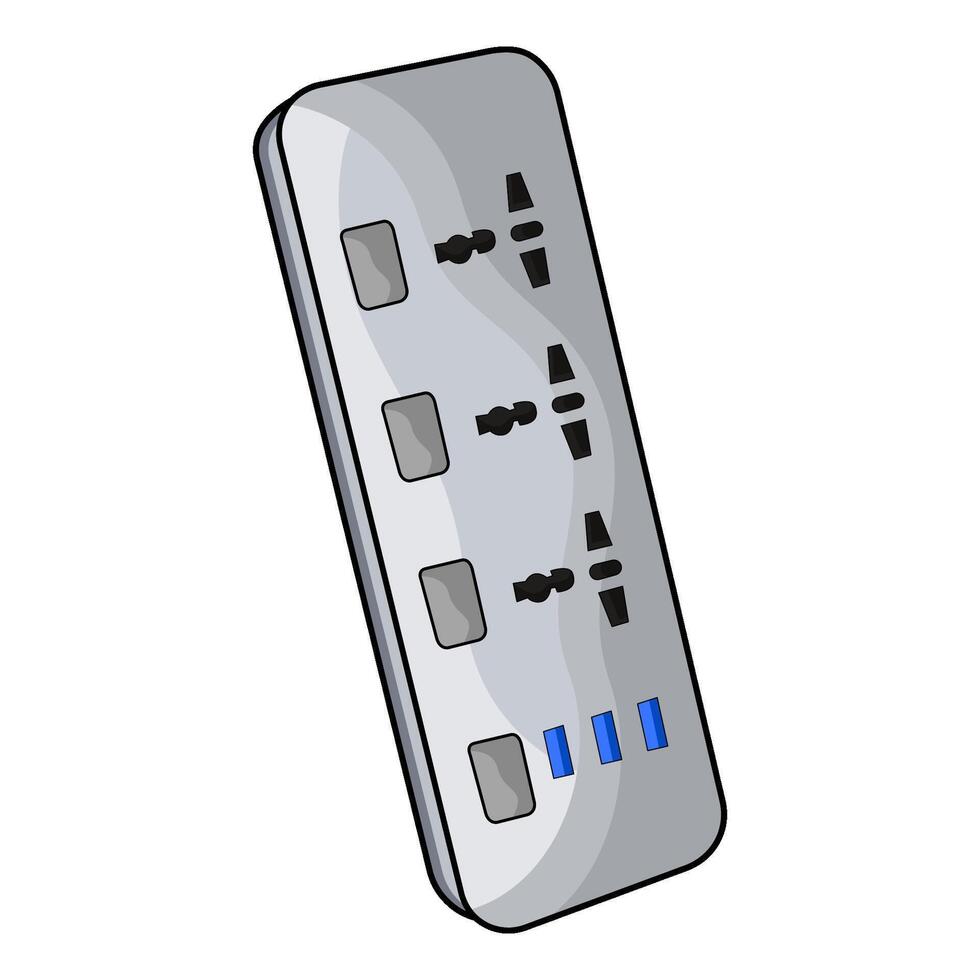 illustration of Power Strip vector