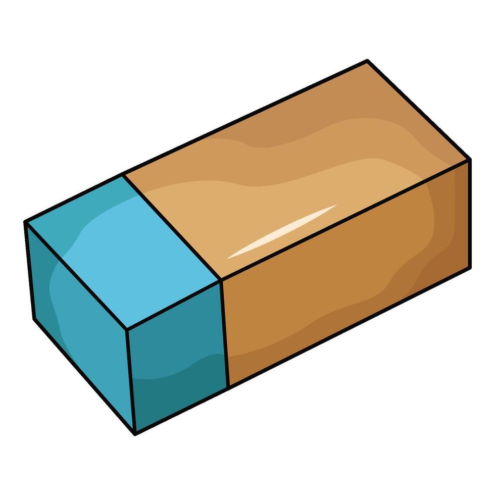 illustration of eraser vector