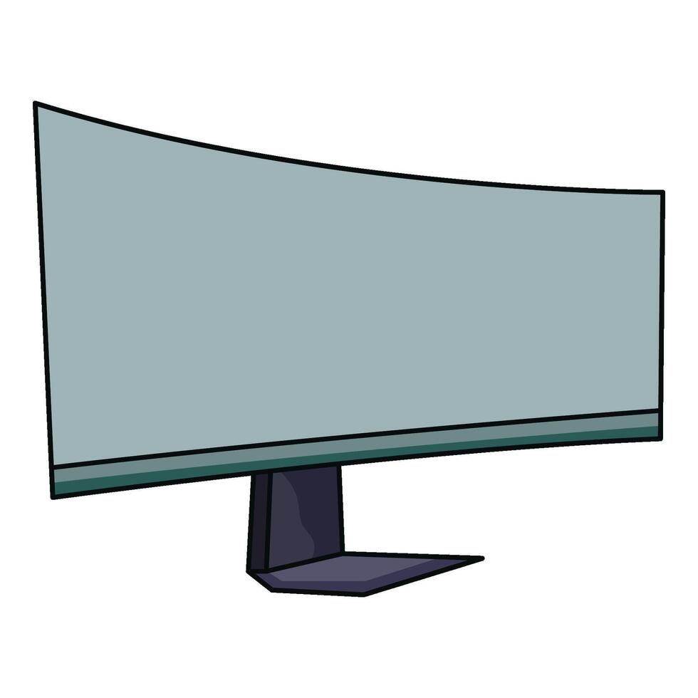 illustration of Gaming pc vector