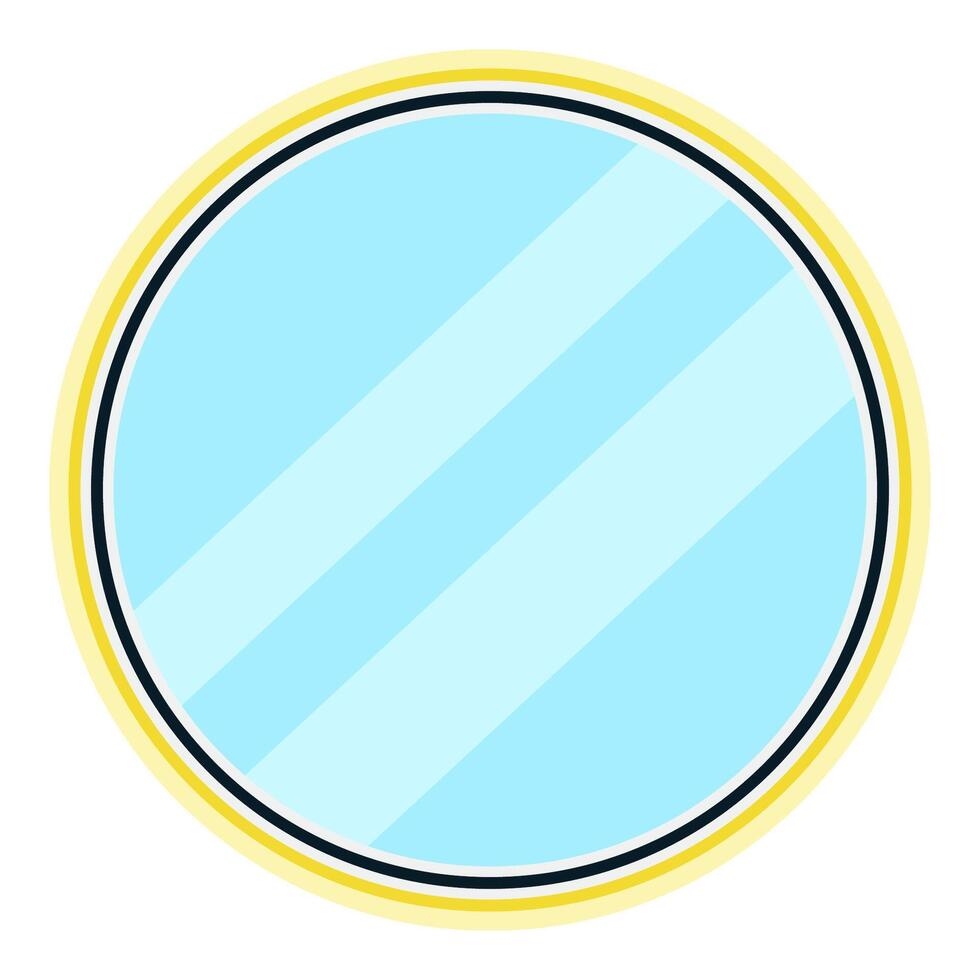 illustration of mirror vector