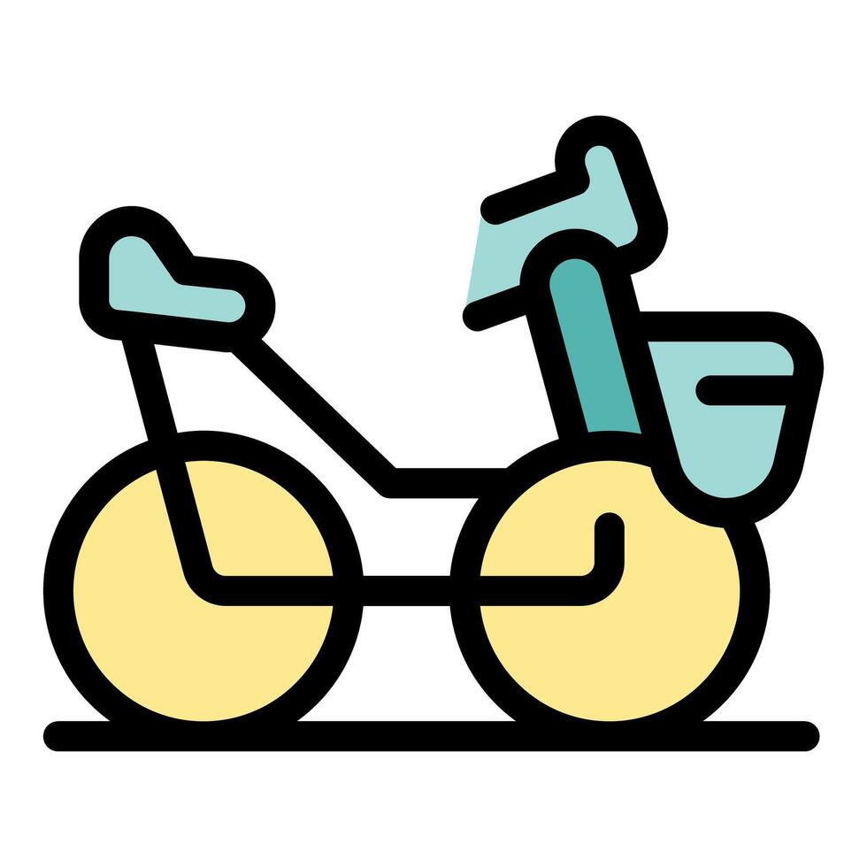 Scooter sharing service with modern electric vehicle promoting sustainable transportation vector