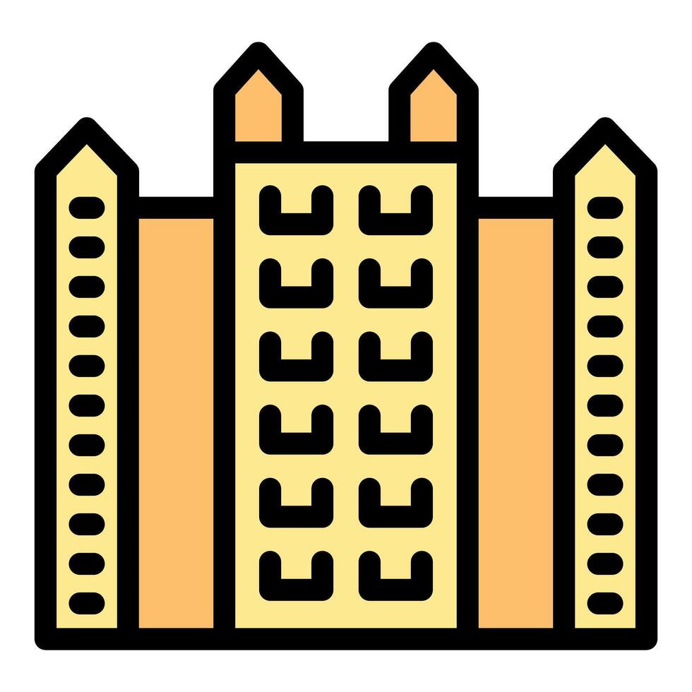Imposing palace representing monarchy and majestic architecture vector