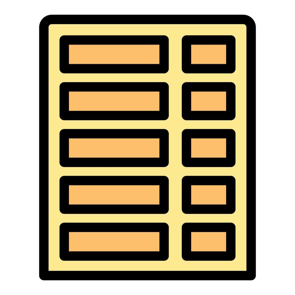 Spreadsheet software representing data analysis and calculation on computer screen vector