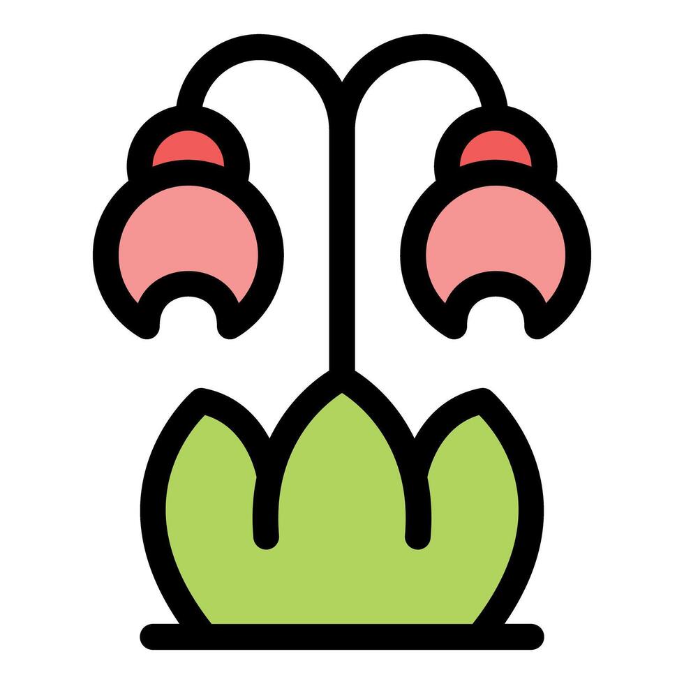 Blooming fuchsia plant with green leaves, a vibrant display of nature vector