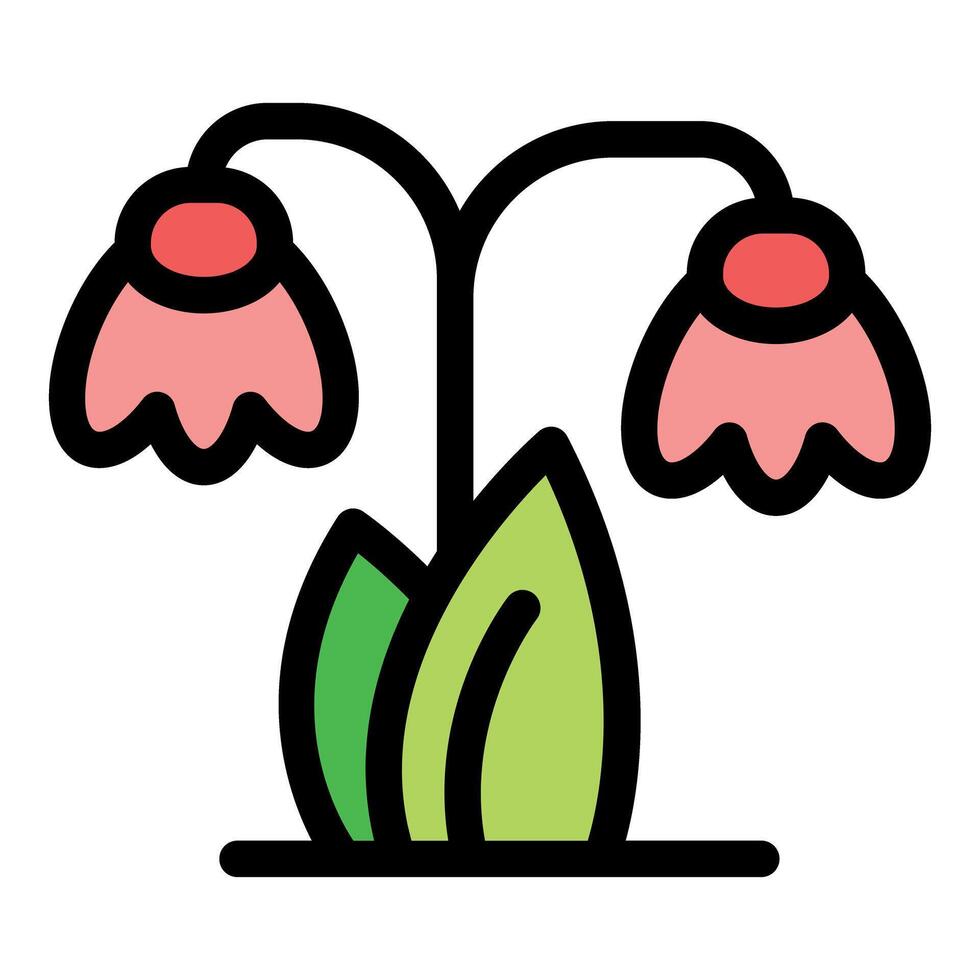 Wilting pink flowers with green leaves symbolizing sadness and loss vector