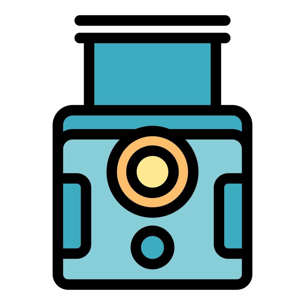 Vintage photo camera capturing memories with style and elegance vector