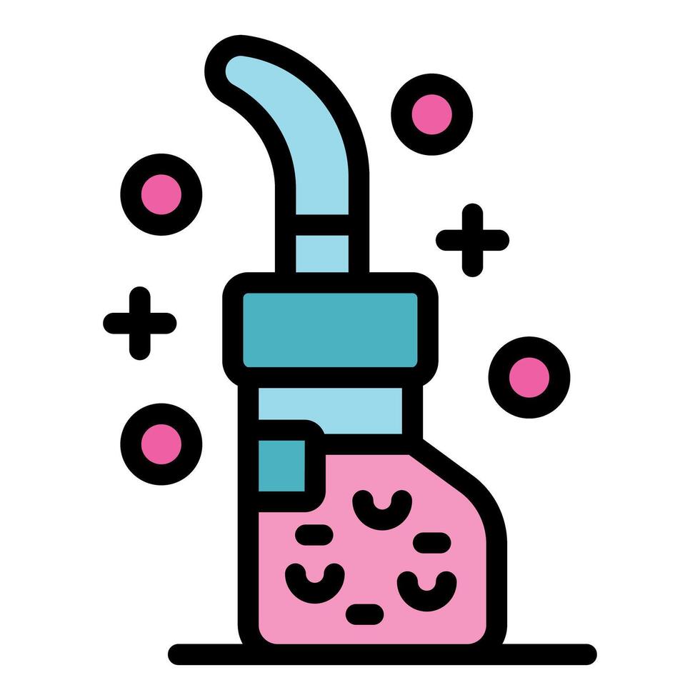 Researcher analyzing sample in modern laboratory using innovative technology for groundbreaking discoveries vector