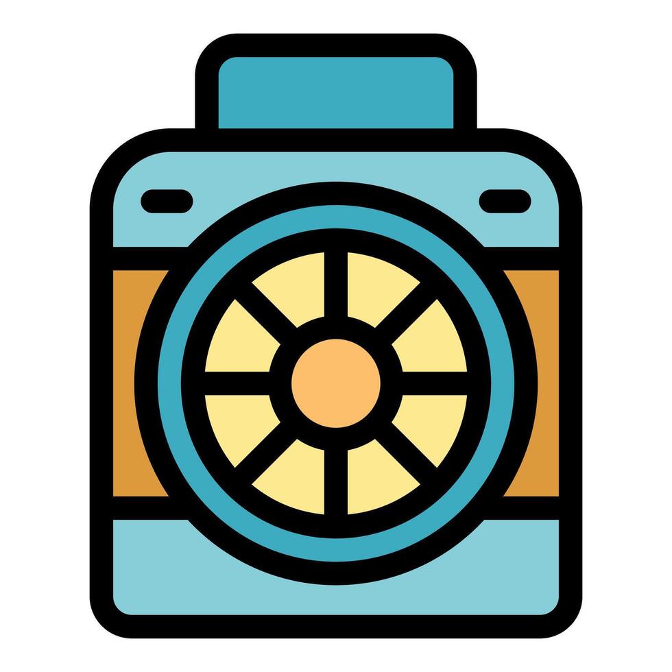 Retro camera capturing moments with style, a nostalgic icon of photography vector