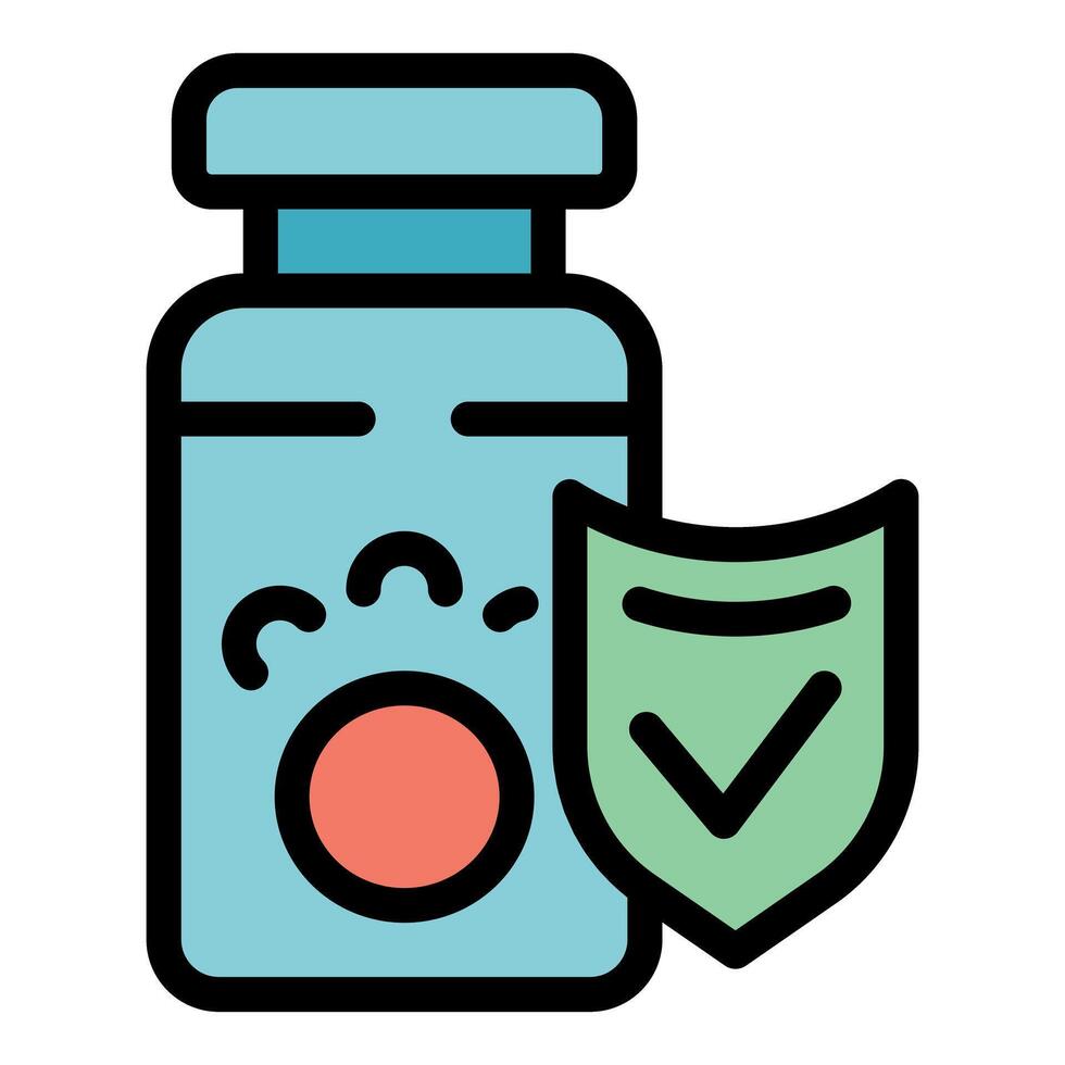 Immune system boosting supplements providing protection and health benefits vector