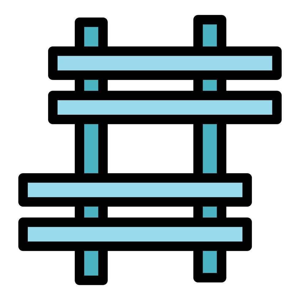 Double flat sign representing lowering pitch in music notation vector