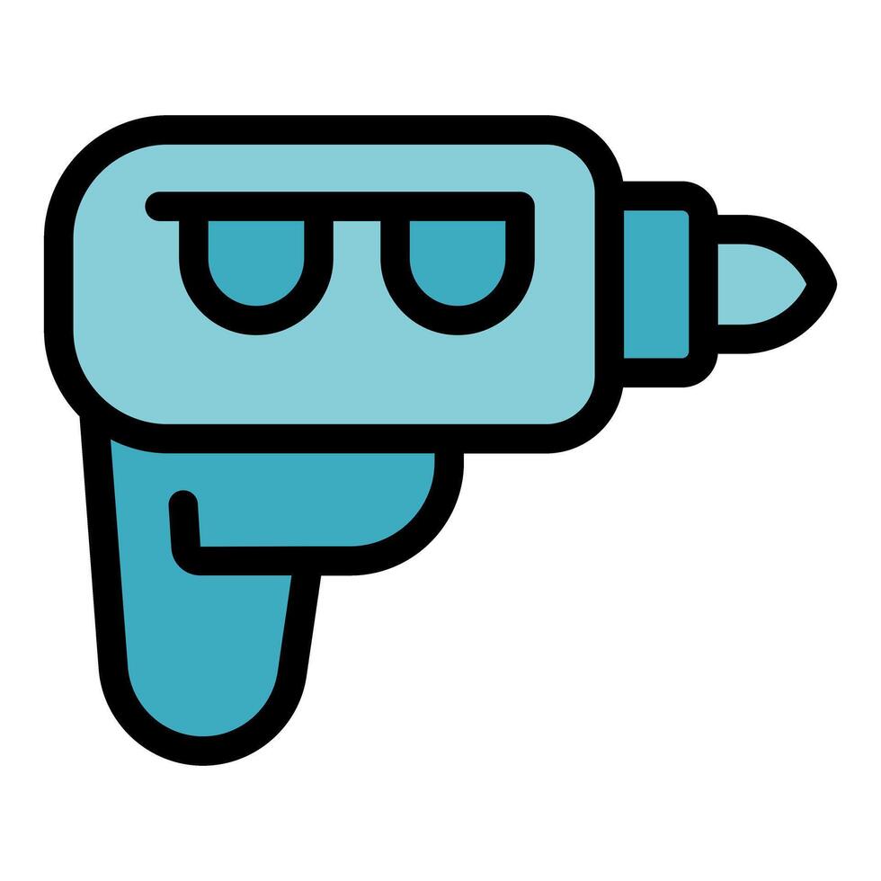 Electric drill for construction and diy projects vector