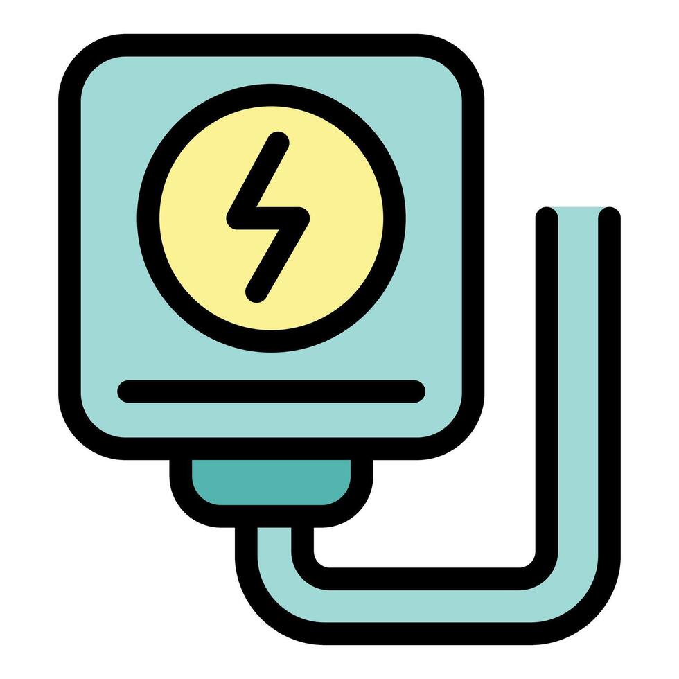 Portable power bank providing fast charging for mobile devices vector