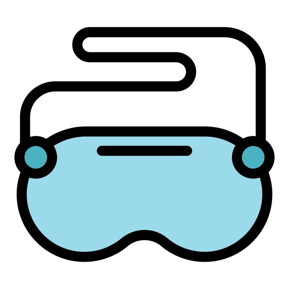 Vr glasses headset icon representing virtual reality experience vector