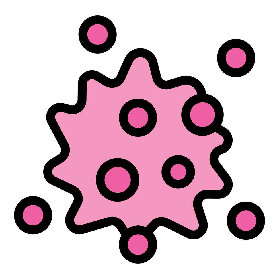 Dangerous virus floating and spreading infection, vector
