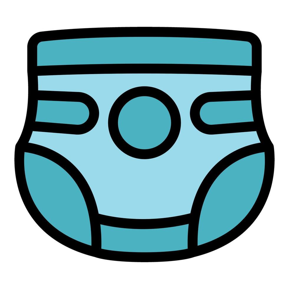 Baby diaper ensuring comfort and protection for little ones vector