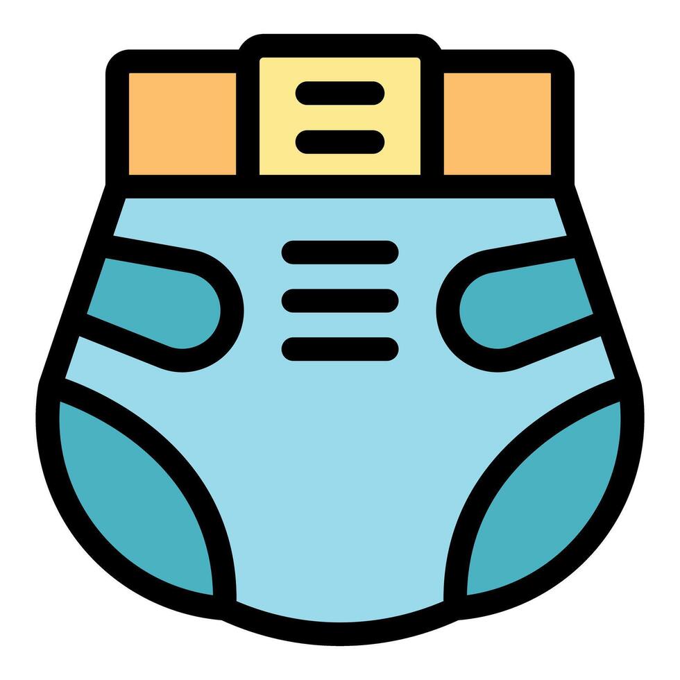 Baby diaper ensuring comfort and protection for little ones vector