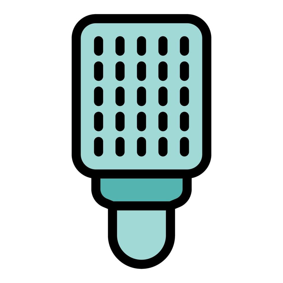 Modern metal grater with ergonomic handle for efficiently grating cheese and vegetables vector