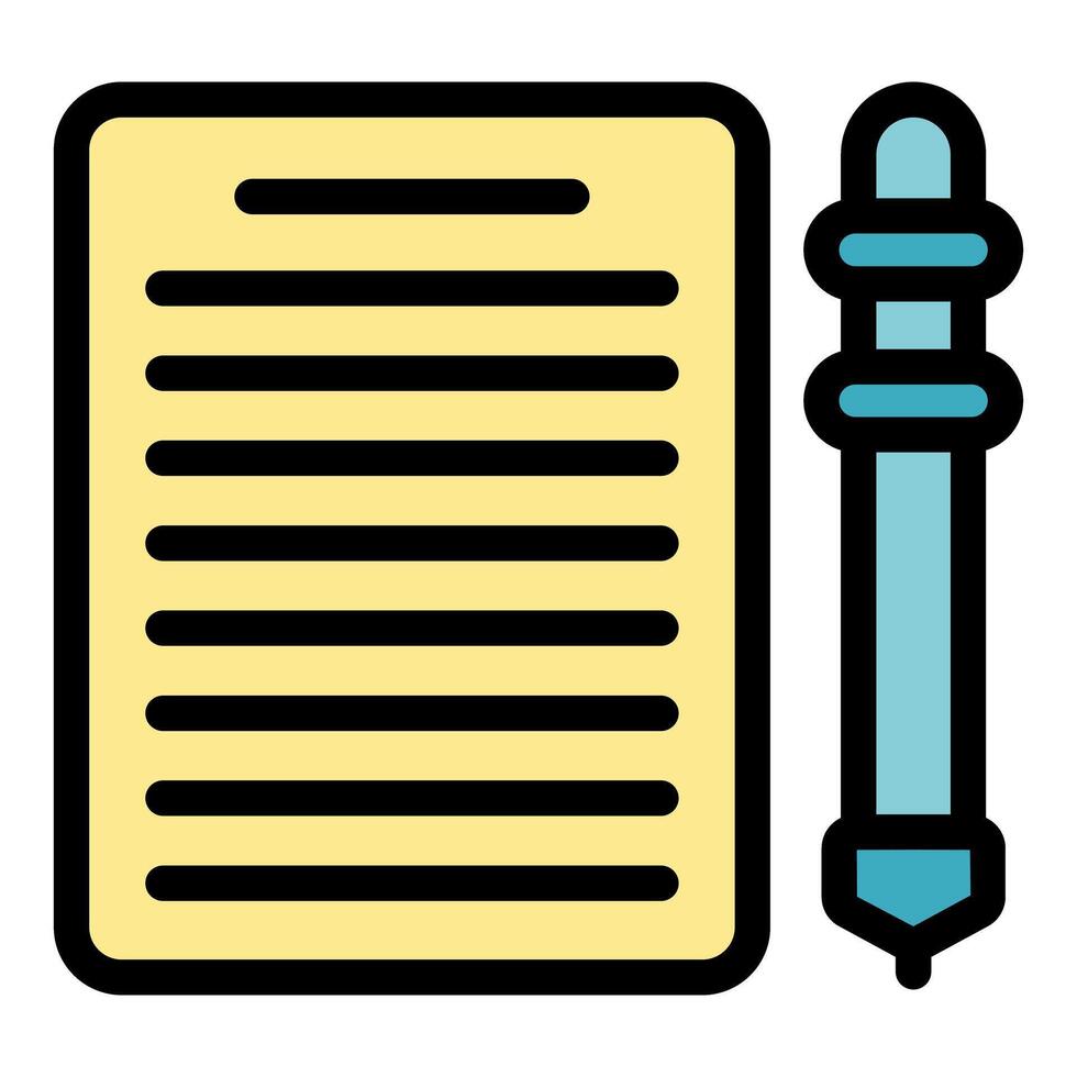 Digital notepad and stylus pen for note taking and creative work vector