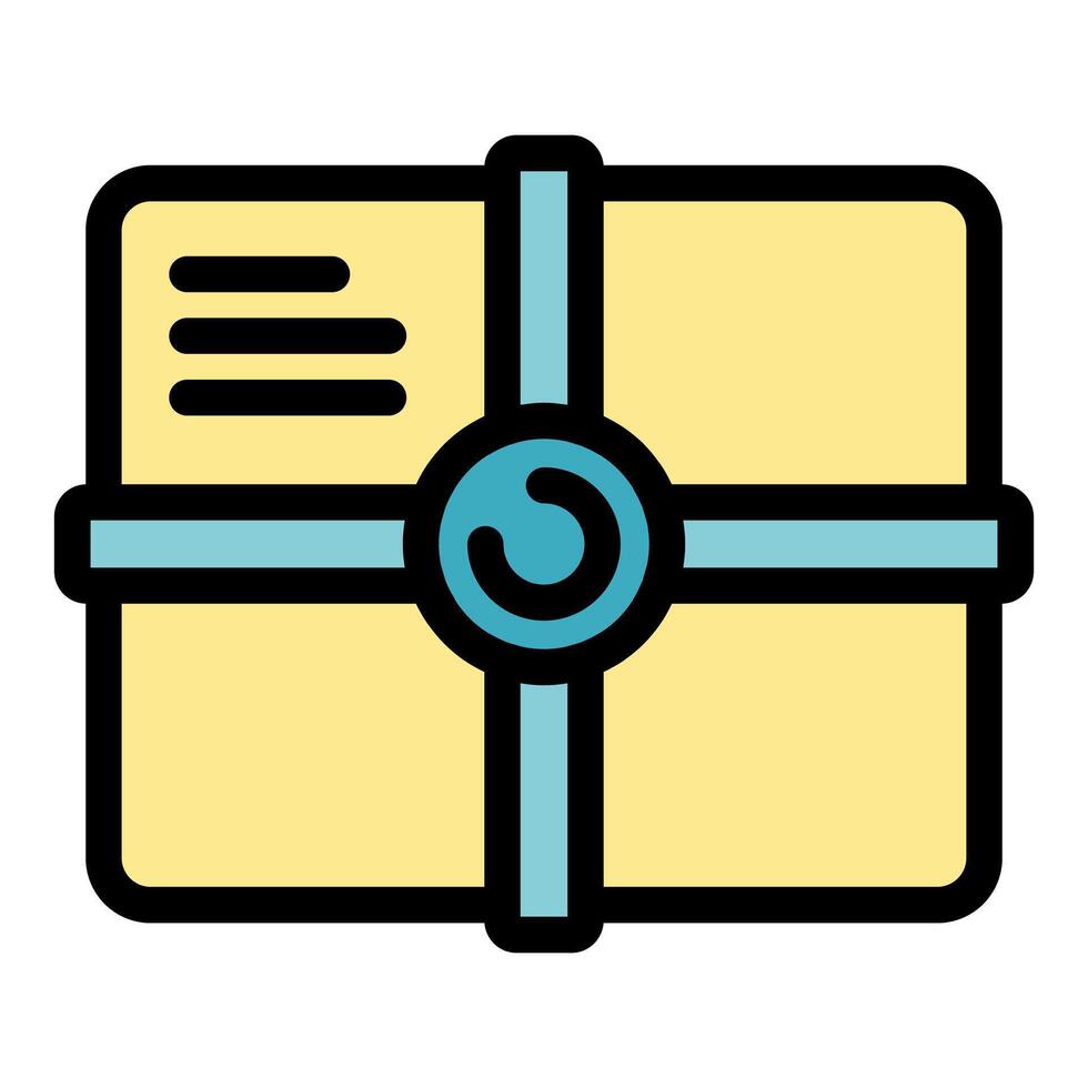 Secure package being delivered with tracking feature ensuring safe arrival vector