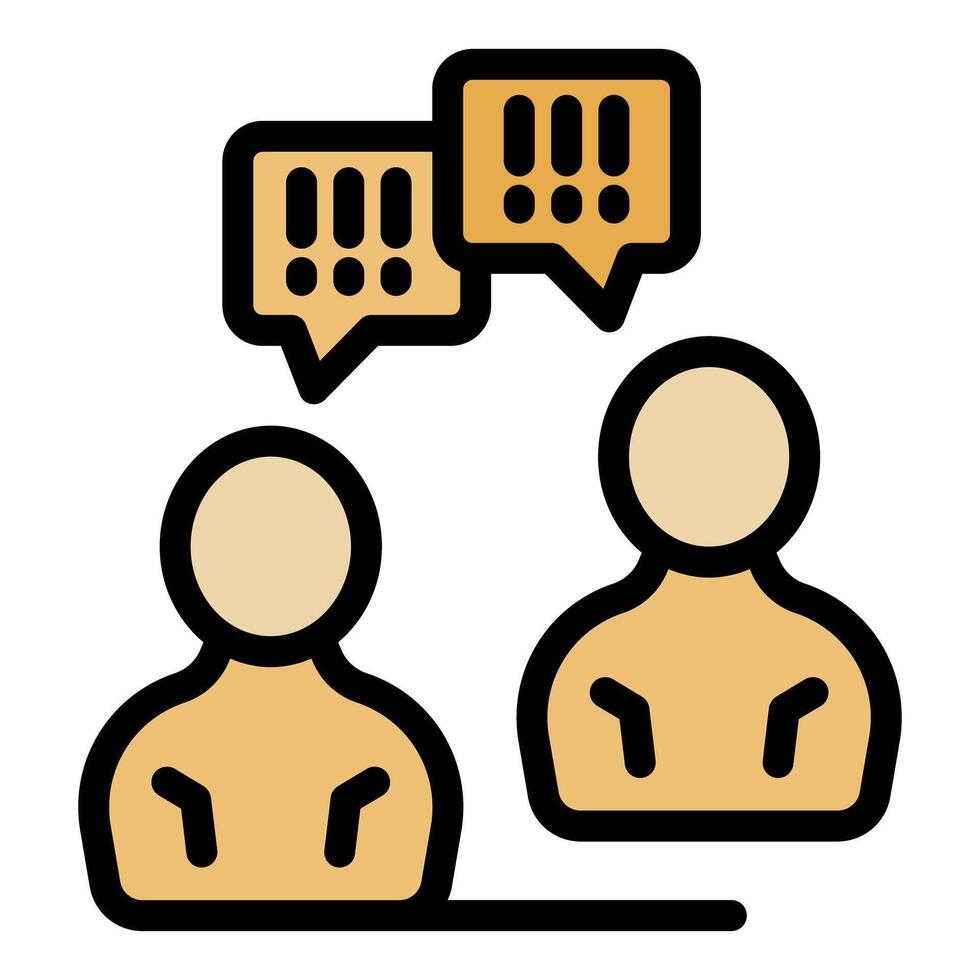 Coworkers discussing during brainstorming session exchanging ideas vector
